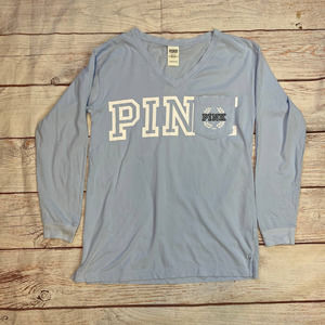 VS PINK Retired Campus Tee Long Sleeve XS